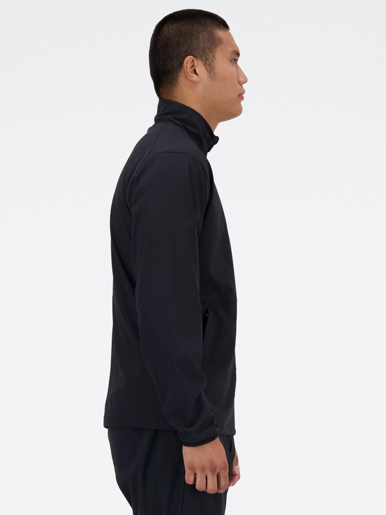 Image 5 of 6 of New Balance Mens Training Stretch Woven Jacket - Black