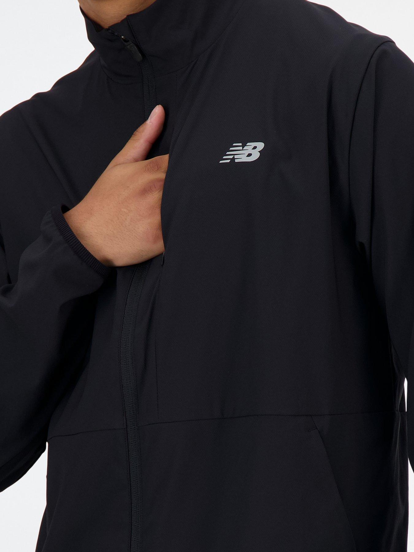 Image 6 of 6 of New Balance Mens Training Stretch Woven Jacket - Black