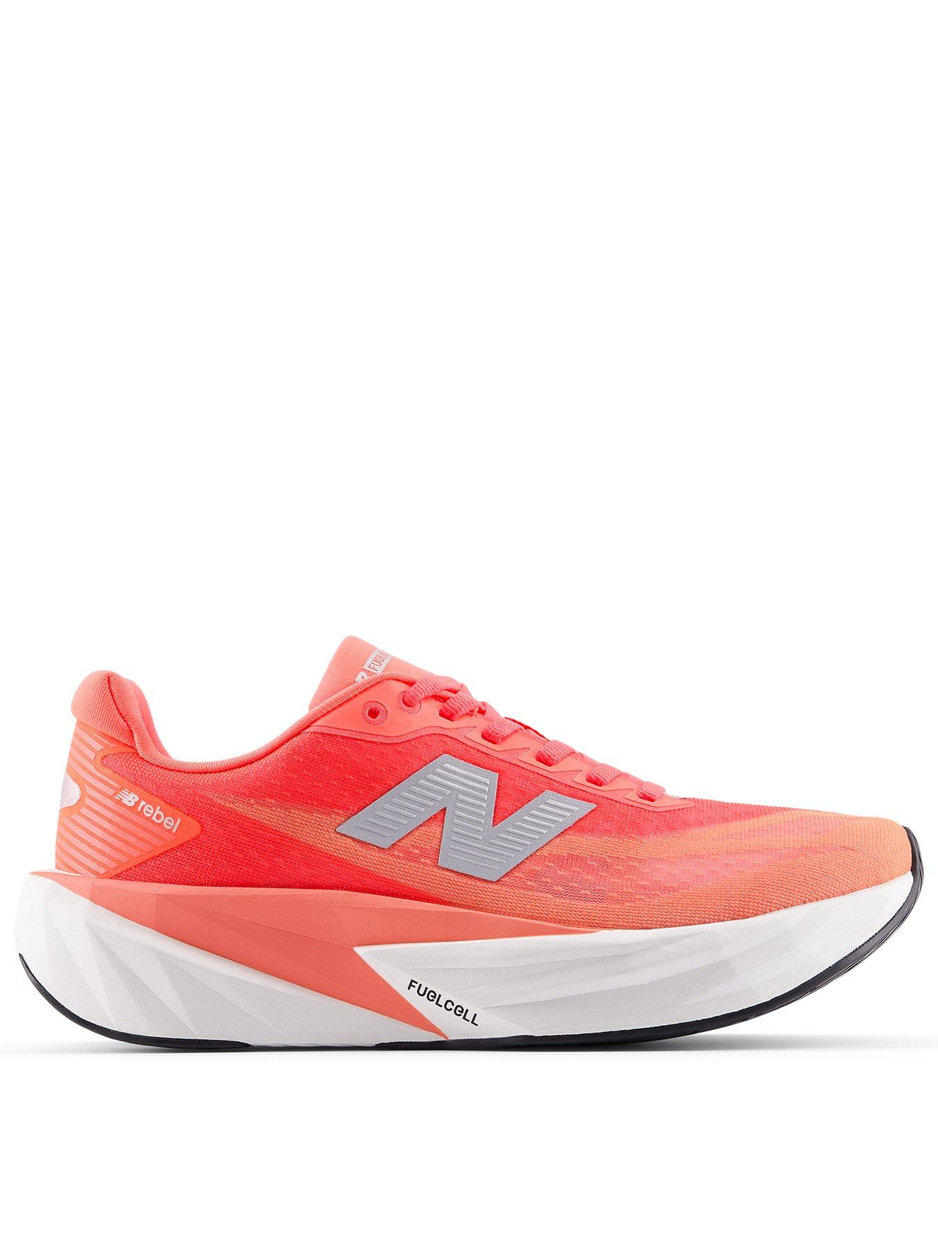 undefined Womens Running Fuelcell Rebel V5 Trainers - Red