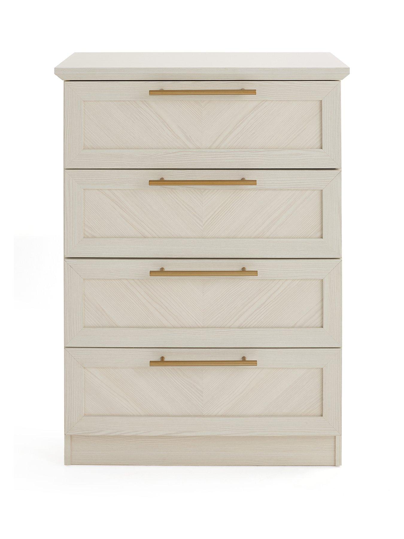 Image 2 of 7 of Very Home Tilbury 4 Drawer Chest - White - FSC&reg; Certified