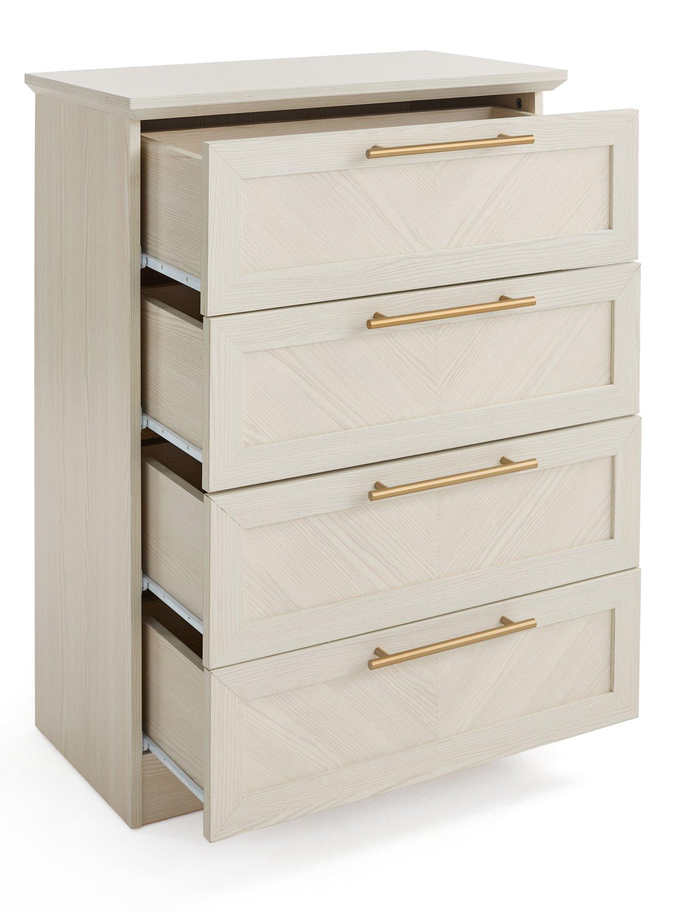 Image 4 of 7 of Very Home Tilbury 4 Drawer Chest - White - FSC&reg; Certified