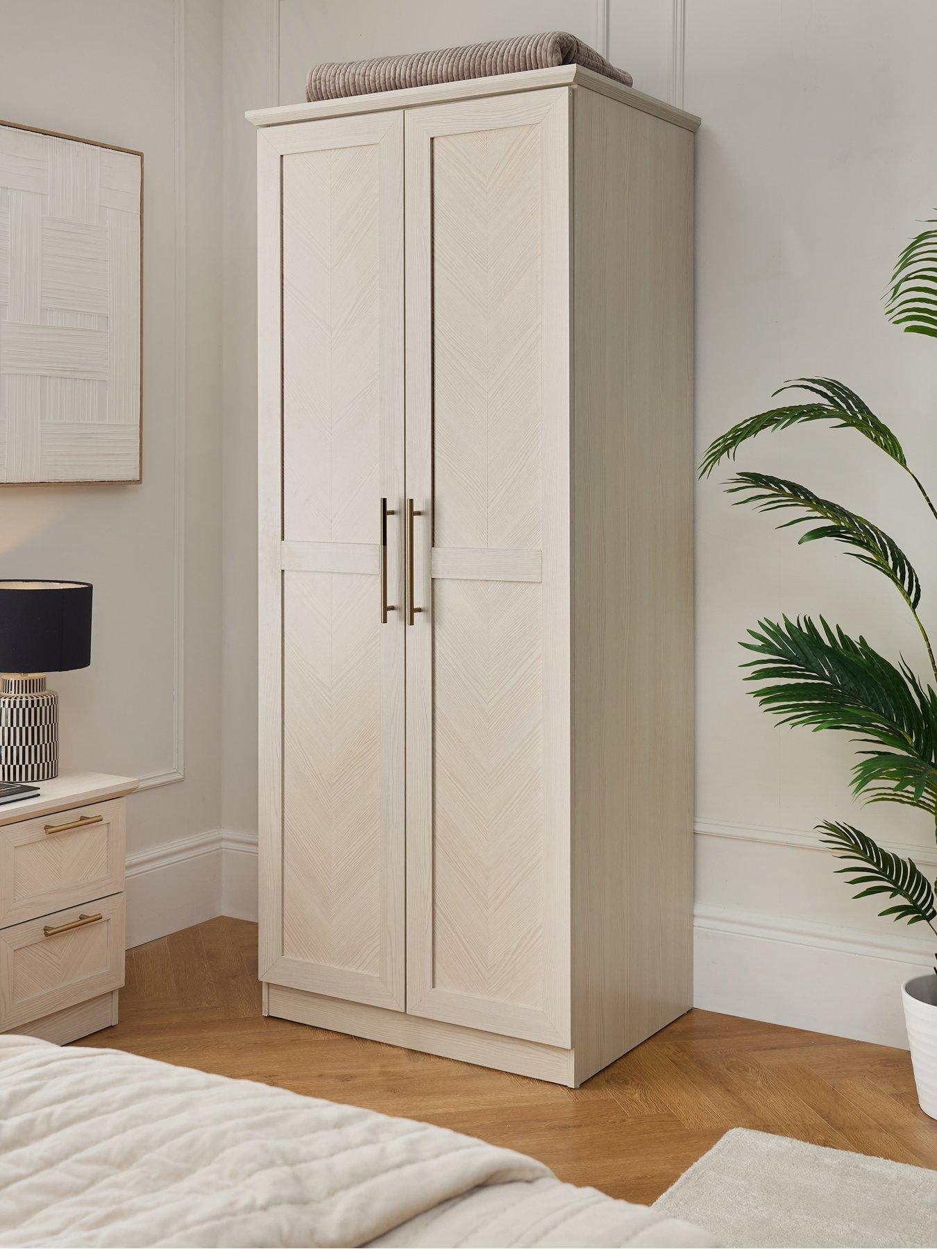 Very Home Tilbury 2 Door Wardrobe - White - FSC® Certified