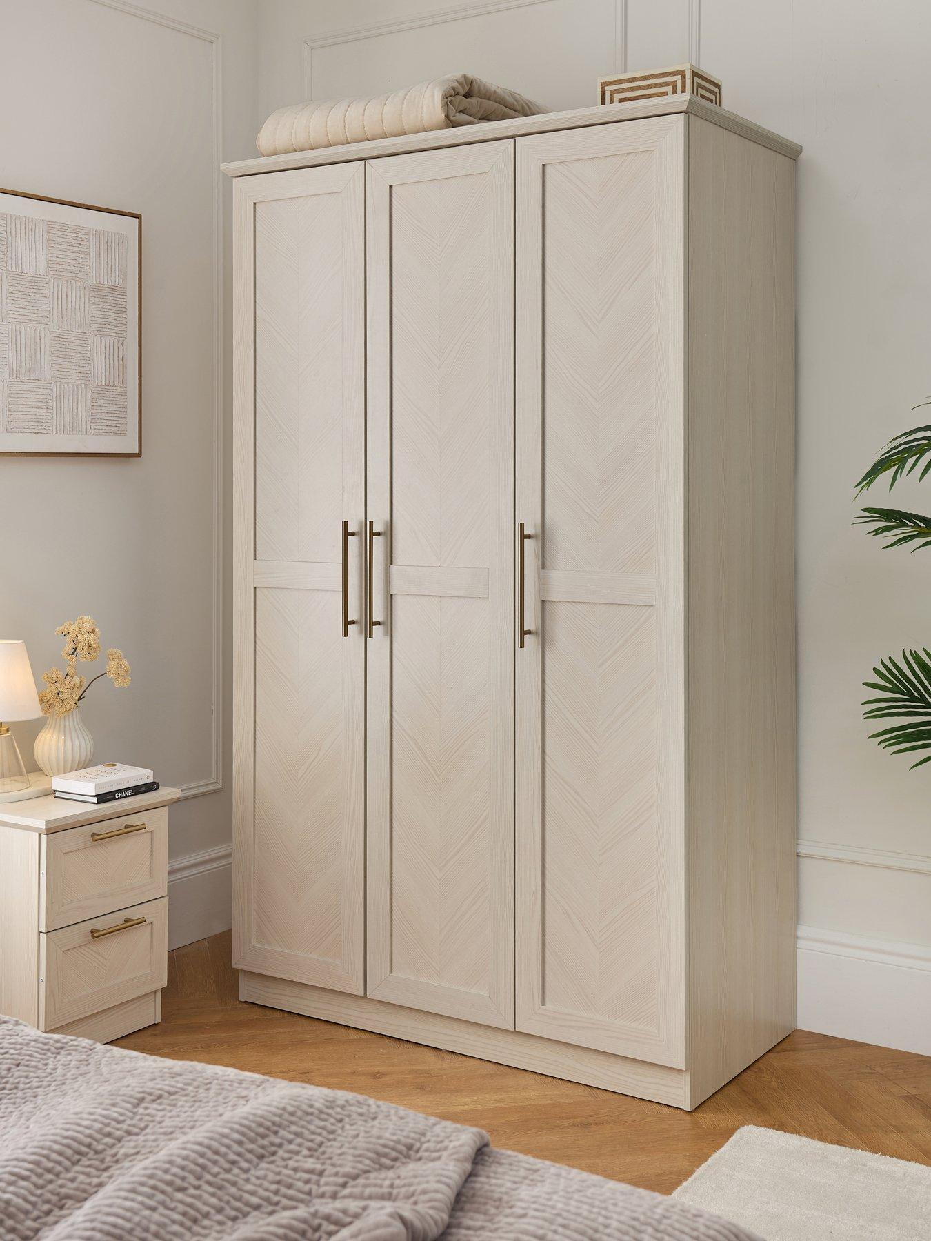 The Very Collection Tilbury 3 Door Wardrobe - White - FSC® Certified
