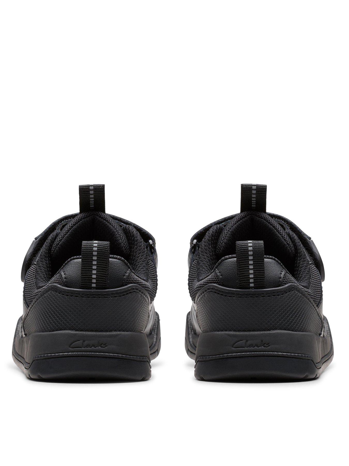  image of clarks-laser-cross-k-juniornbsp--black