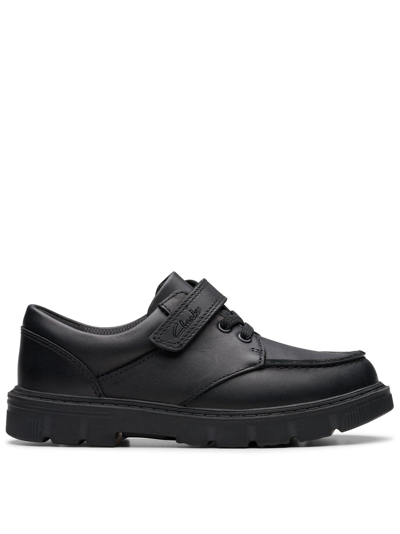 clarks-lorcam-edge-k-juniornbsp--black