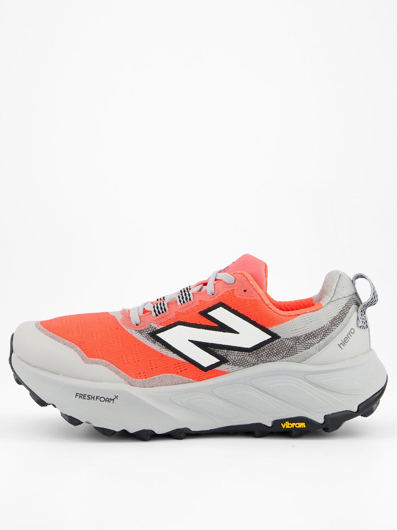 undefined Mens Trail Running Fresh Foam X Hierro V9 Trainers - Grey/Red