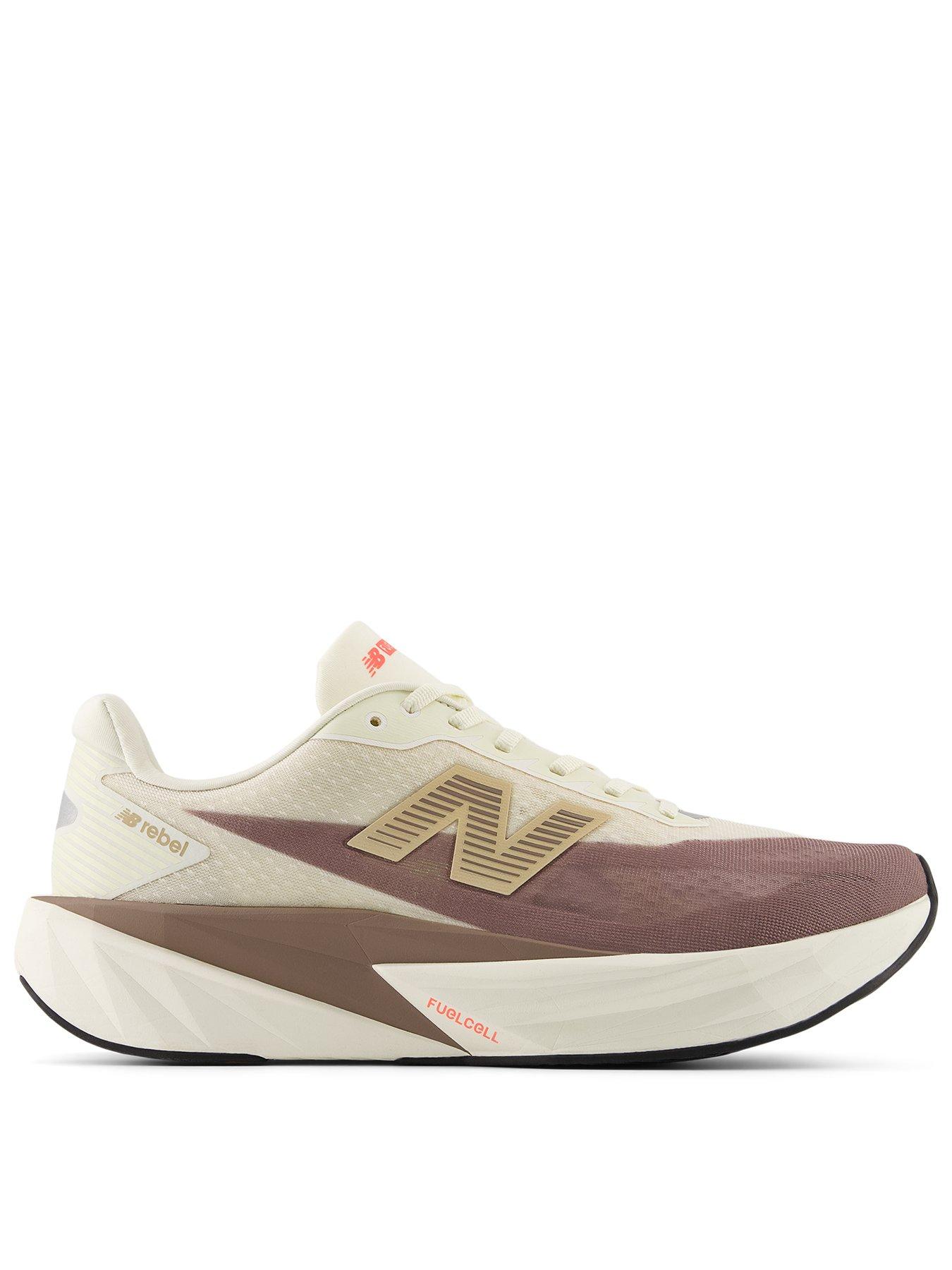 Image 1 of 6 of New Balance Mens Running Fuelcell Rebel V5 Trainers - Brown
