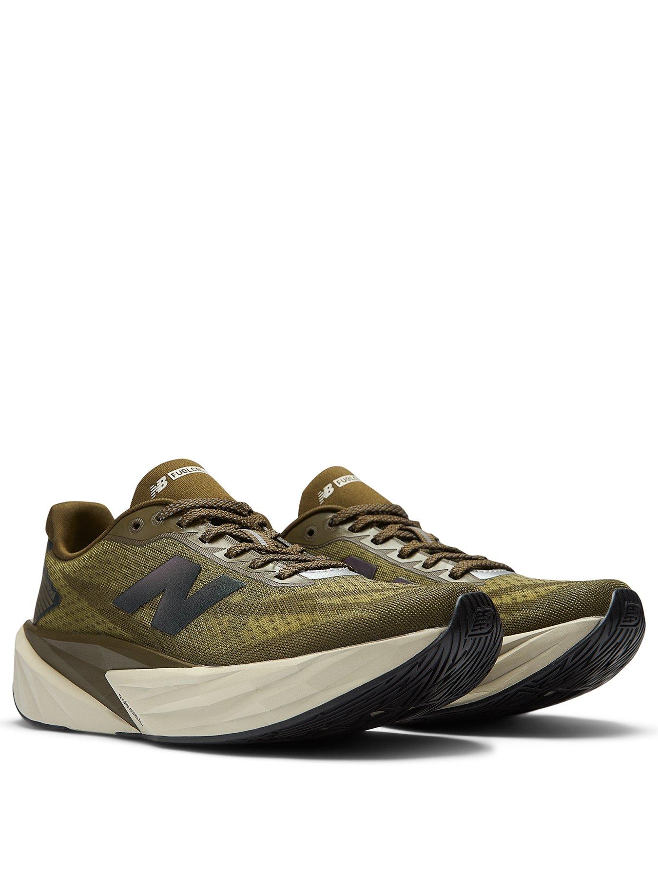  image of new-balance-mens-running-fuelcell-rebel-v5-trainers-khaki