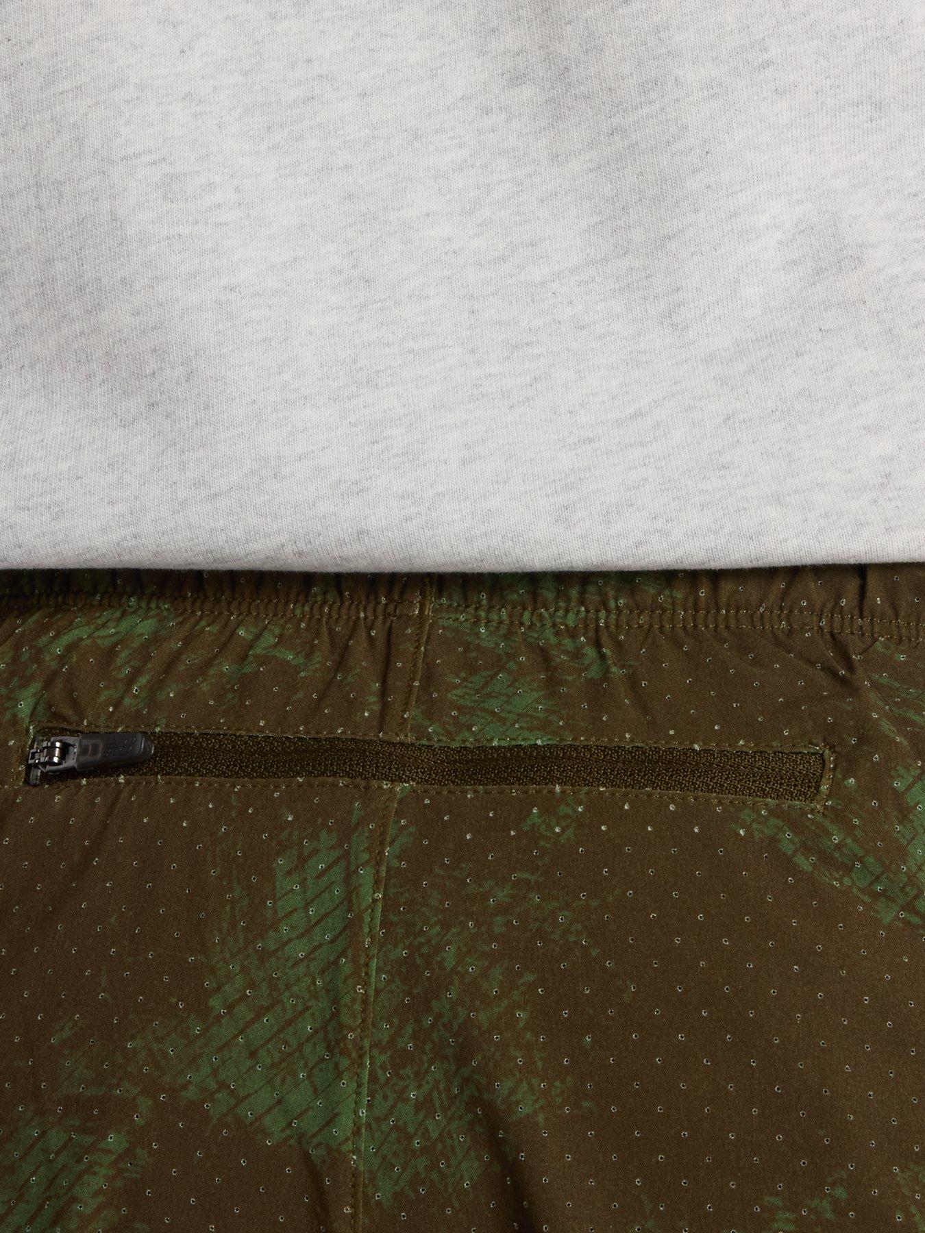 Image 6 of 6 of New Balance Mens Running Rc Printed 5-Inch Shorts - Green