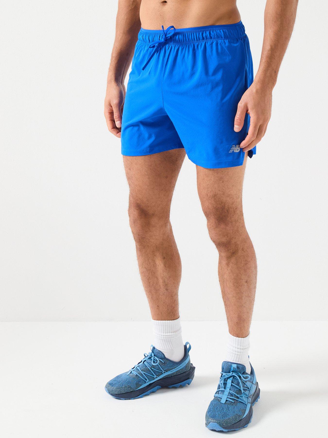 Image 1 of 5 of New Balance Mens Running Rc 5Inch Shorts - Blue