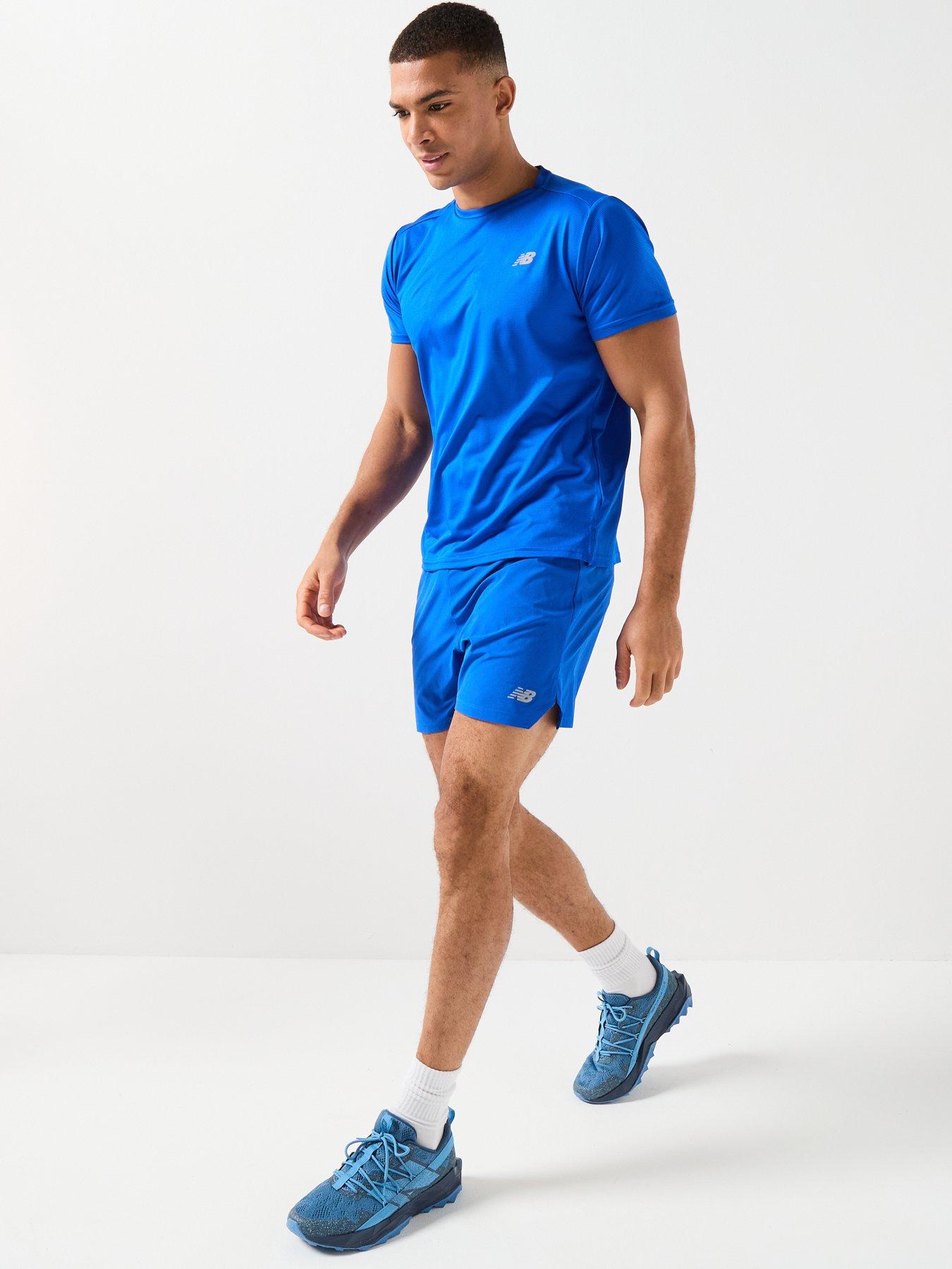Image 5 of 5 of New Balance Mens Running Rc 5Inch Shorts - Blue