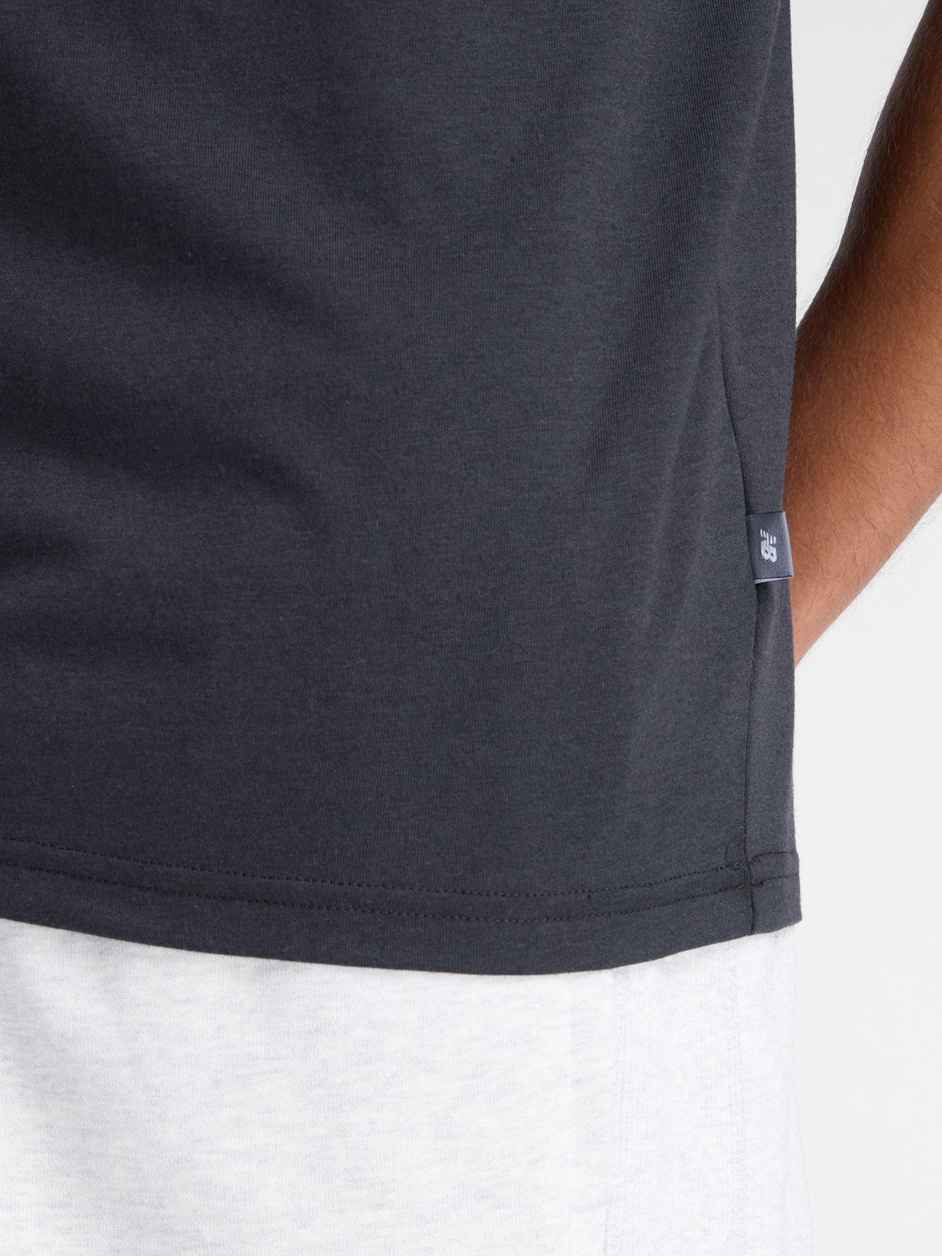 Image 5 of 6 of New Balance Mens Training Heathertech Graphic T-Shirt - Black