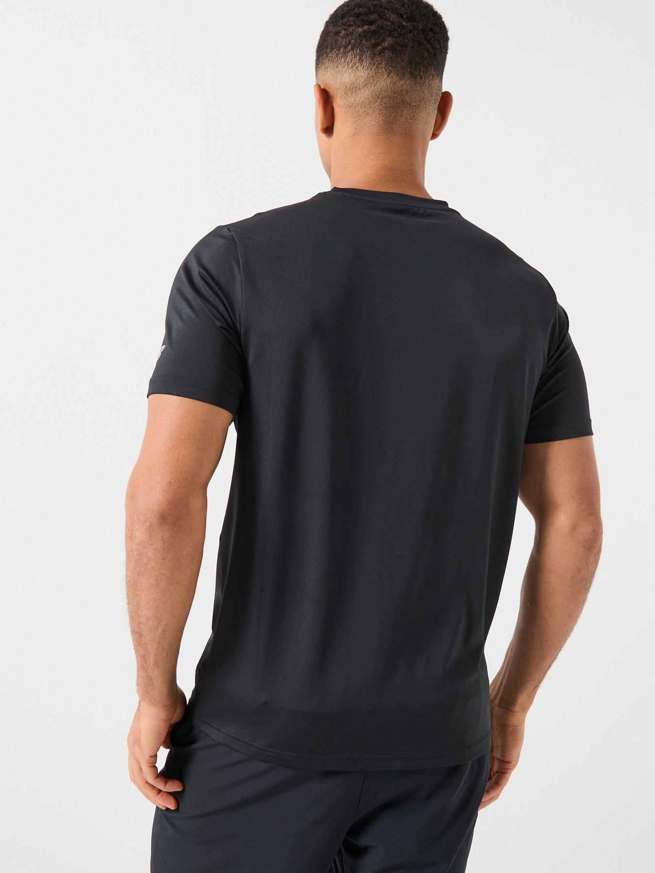 Image 2 of 5 of New Balance Mens Running Graphic T-Shirt - Black