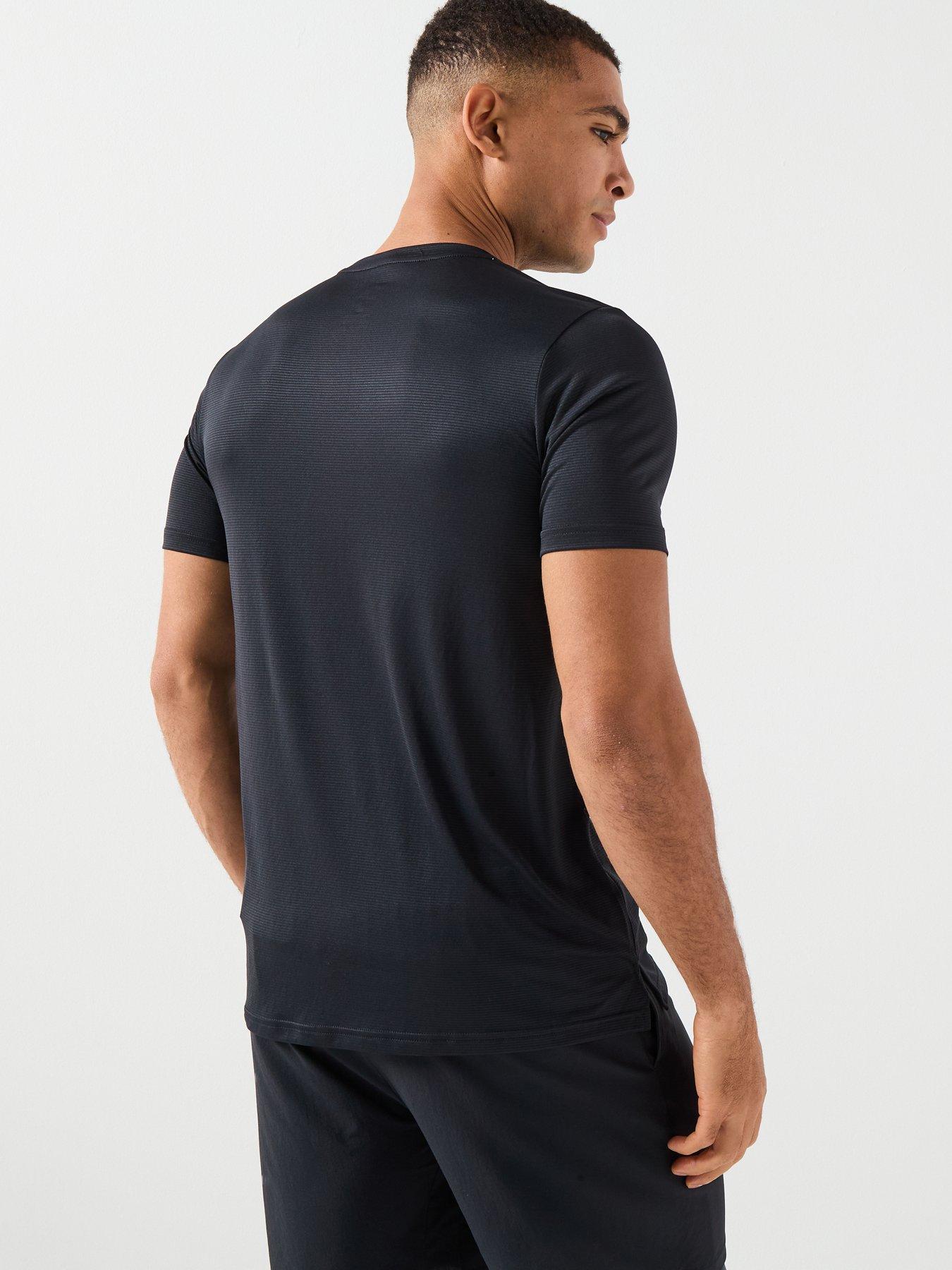 Image 2 of 4 of New Balance Mens Running Essential Graphic T-Shirt - Black