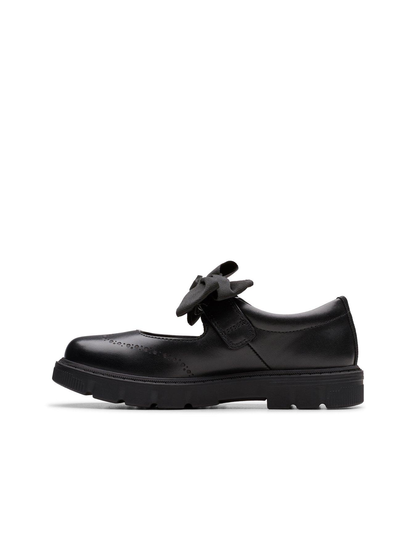 Image 6 of 6 of Clarks Lorcam Jane K. Older/junior&nbsp;- Black