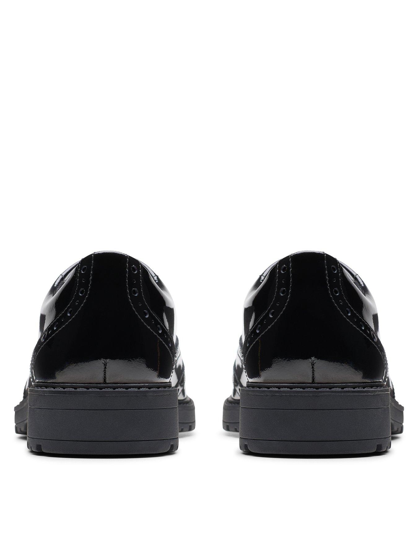  image of clarks-loxham-broguenbspyouthnbsp--black