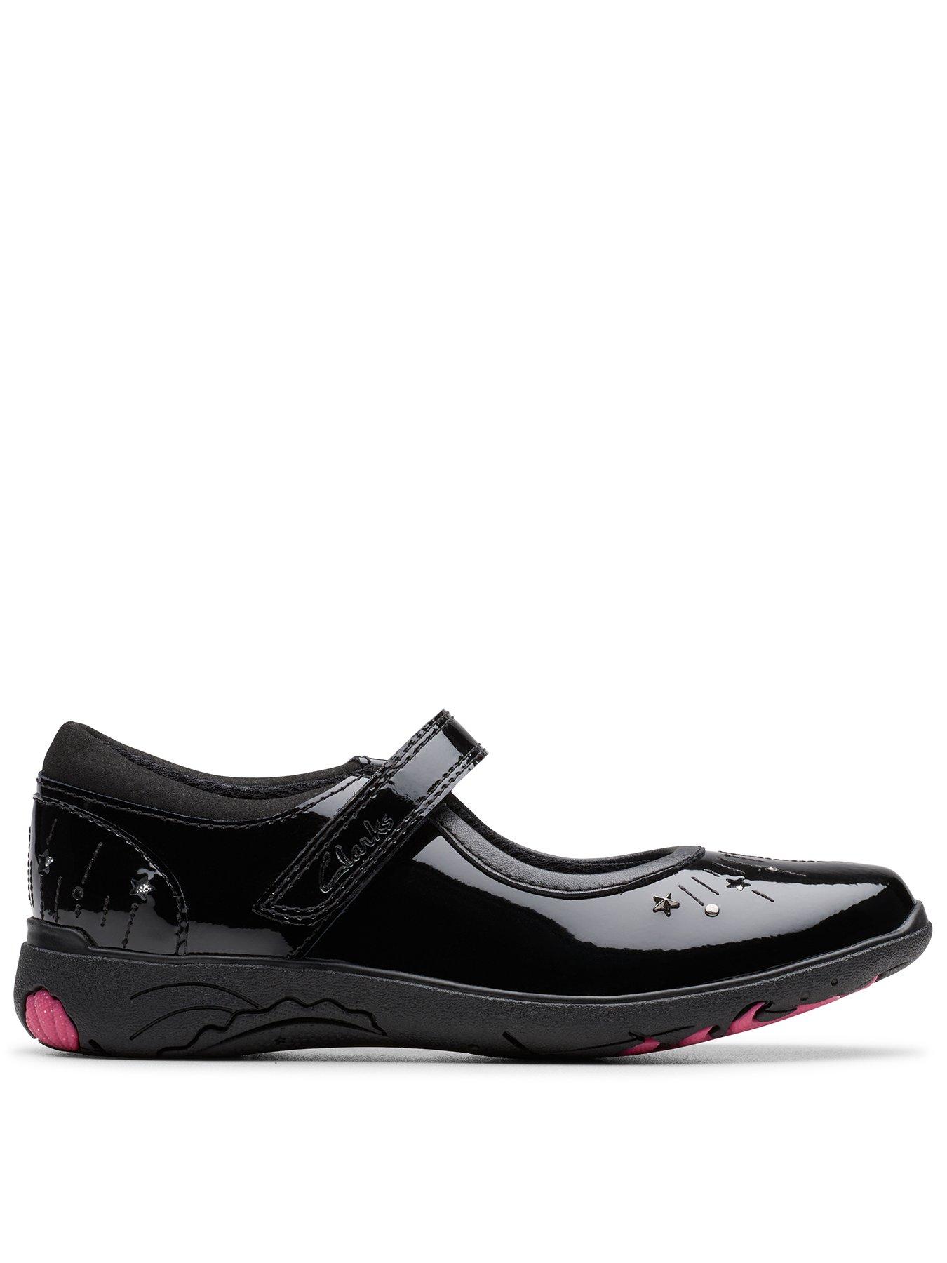 Image 1 of 6 of Clarks Relda Wish K. Junior&nbsp;- Black