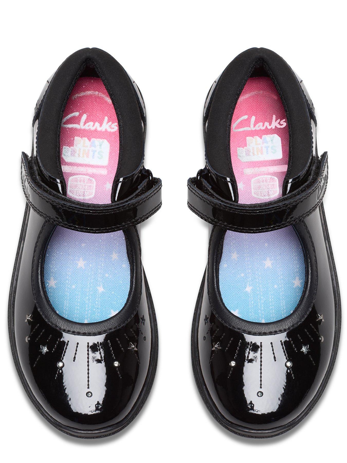 Image 4 of 6 of Clarks Relda Wish K. Junior&nbsp;- Black