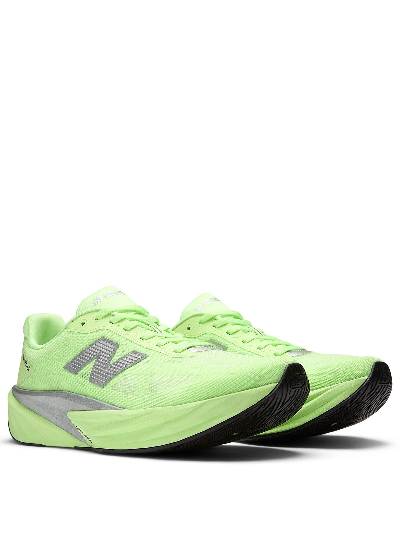  image of new-balance-mens-running-fuelcell-rebel-v5-trainers-green