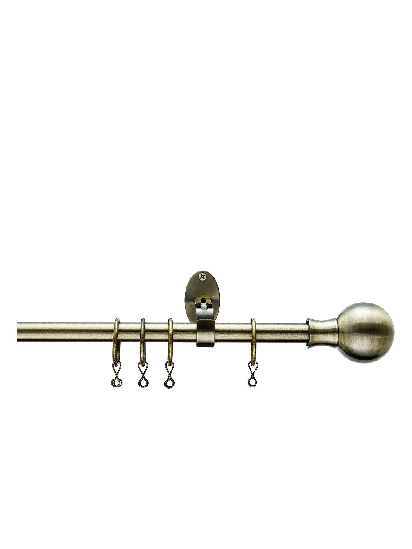 The Very Collection Extendable Curtain Pole with Ball Finials