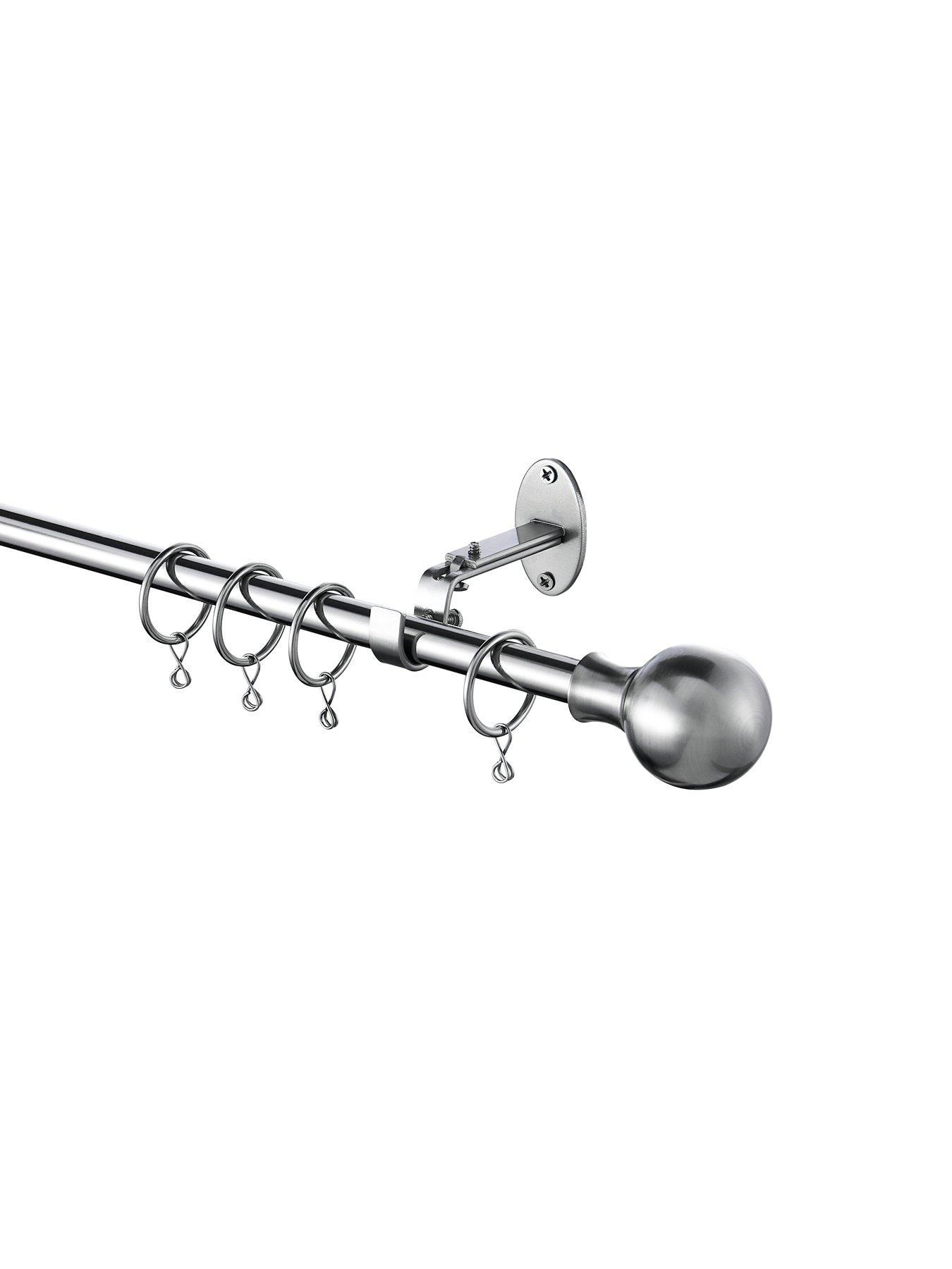  image of very-home-extendable-curtain-pole-with-ball-finialsnbsp
