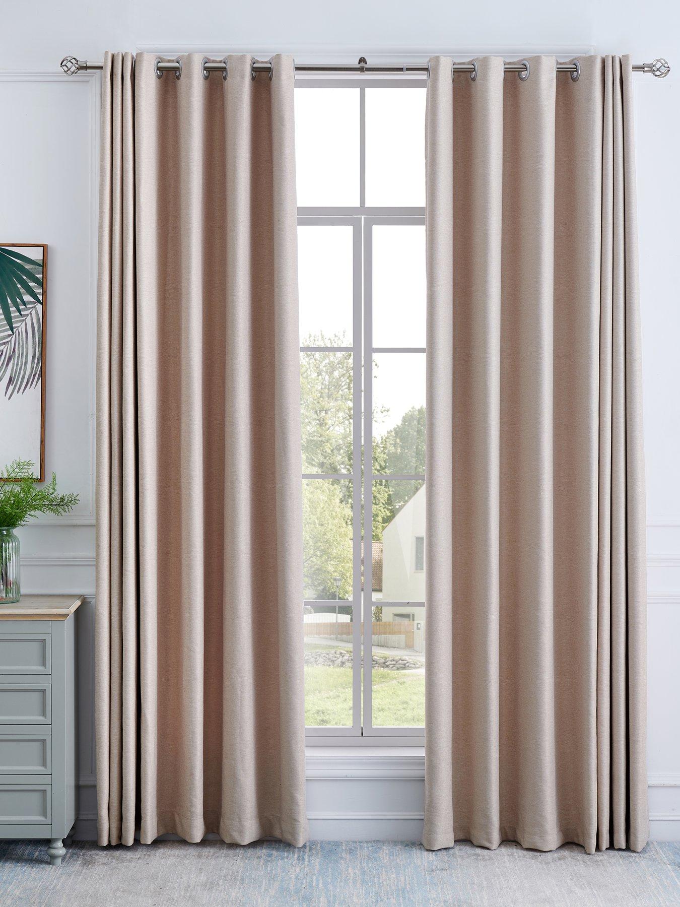 Image 3 of 6 of The Very Collection Metal Cage Finial 28 mm Stainless Steel Extendable Curtain Pole