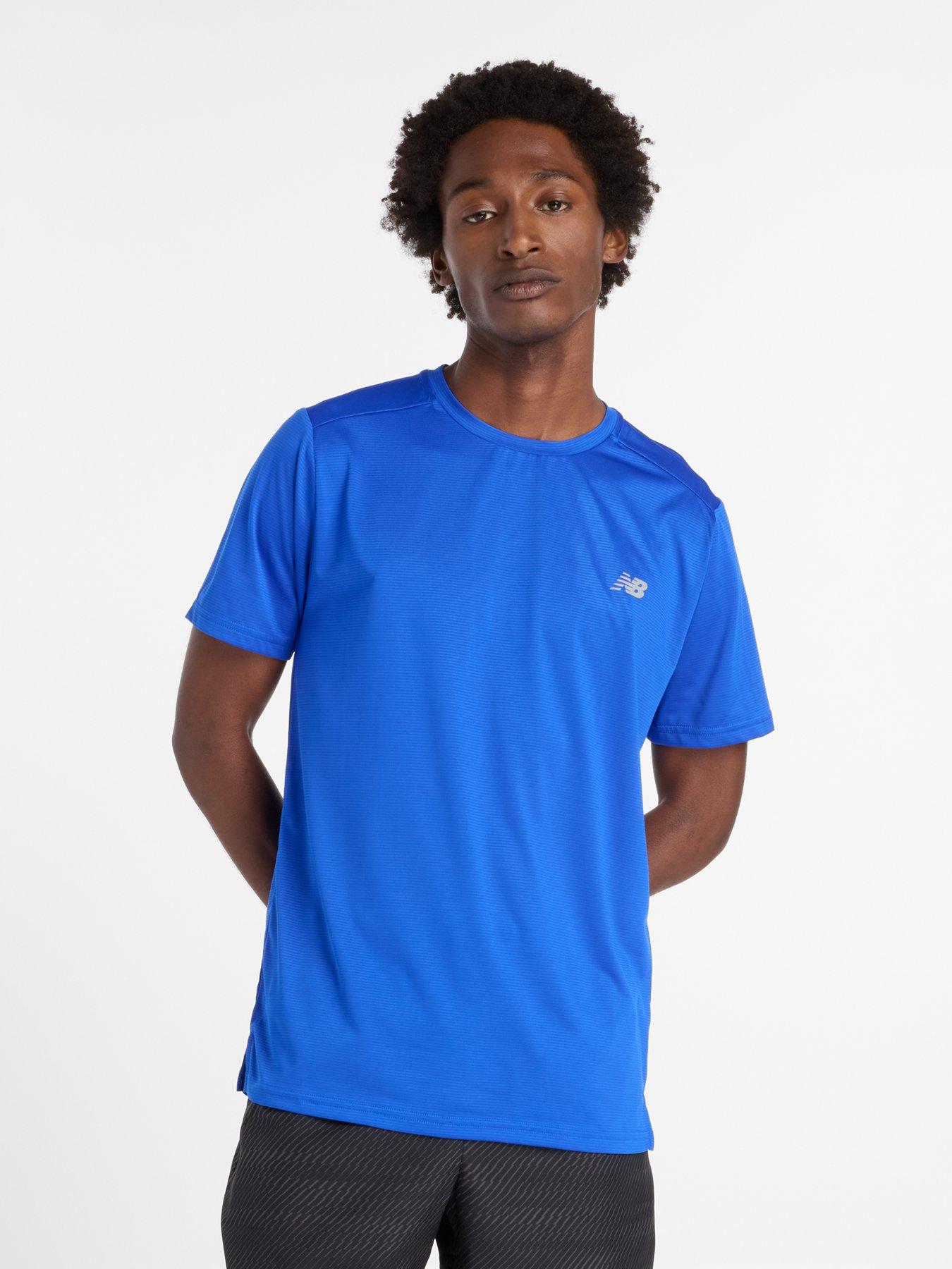undefined Mens Running Essential T-Shirt - Blue