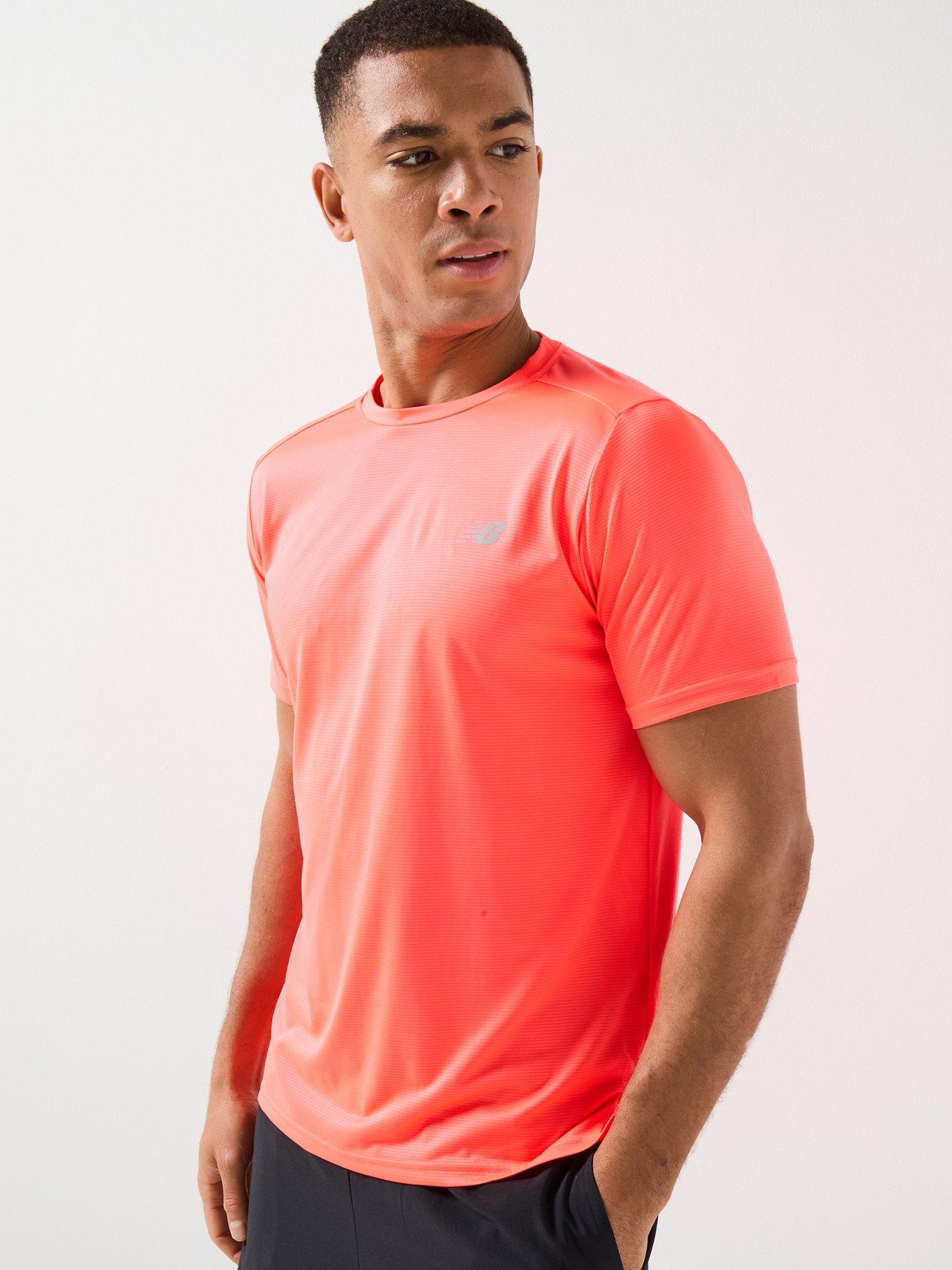 New Balance Mens Running Essential T-Shirt - Red
