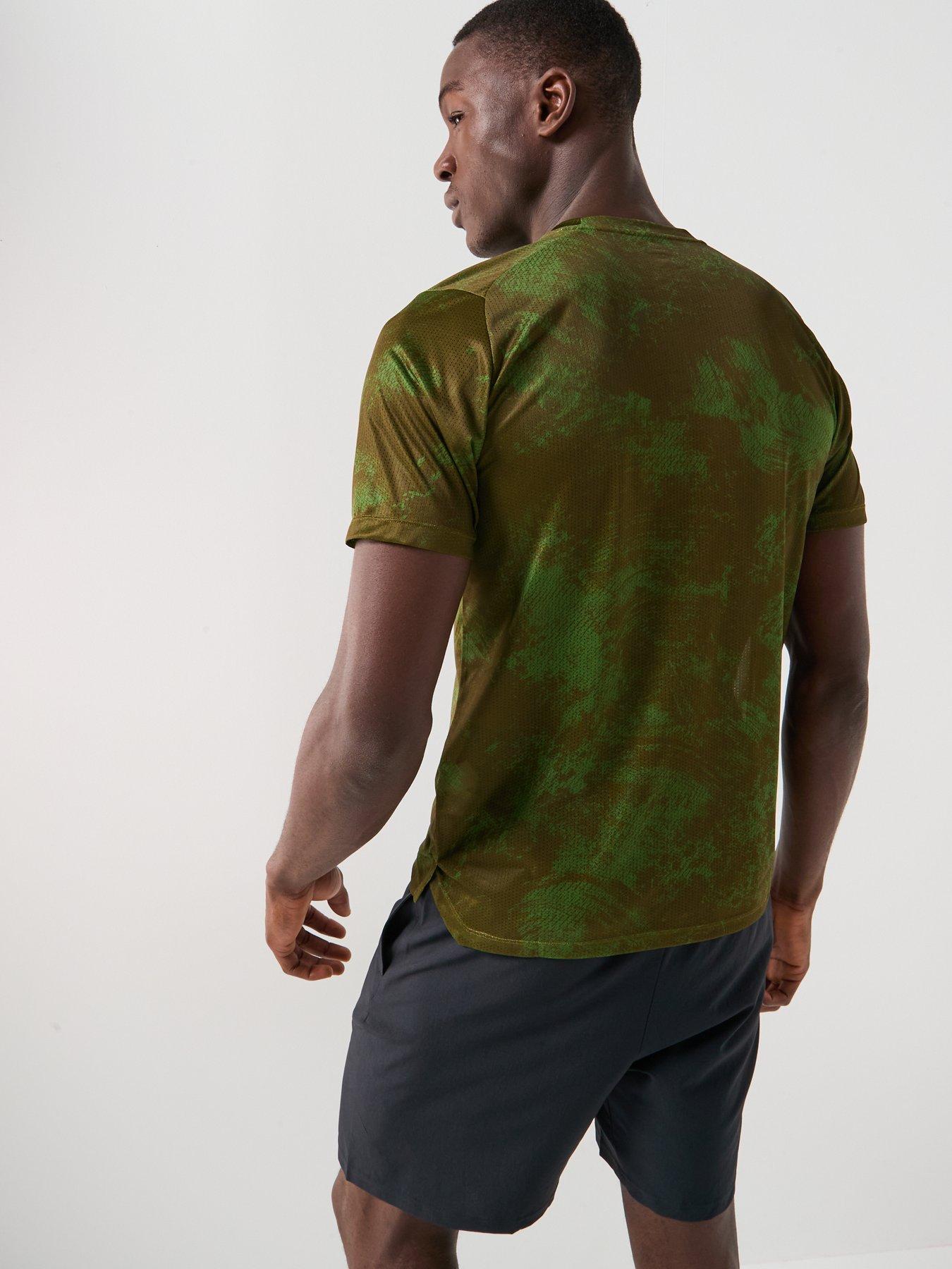  image of new-balance-mens-running-athletics-printed-t-shirt-green