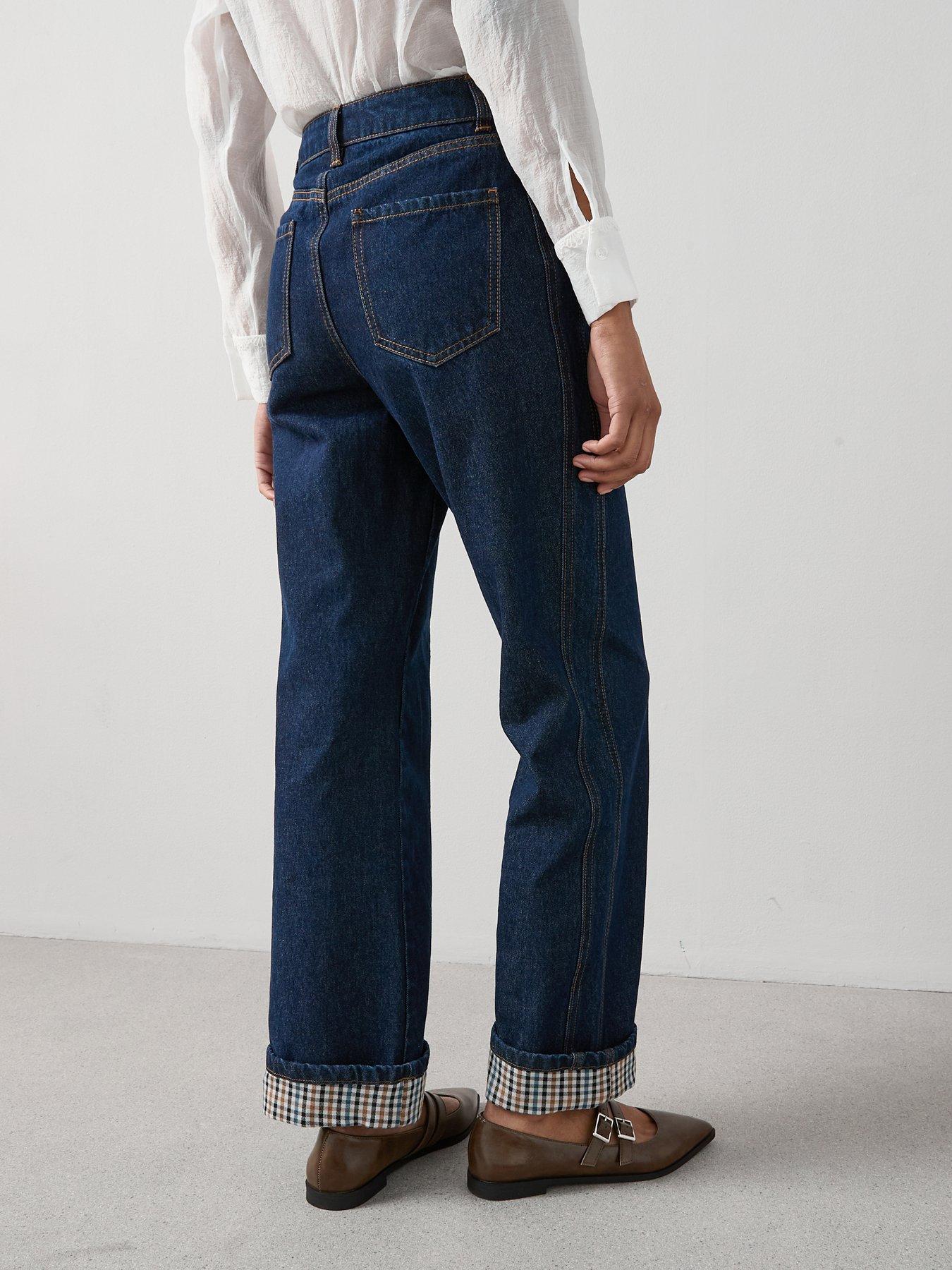 Image 2 of 6 of The Very Collection Denim Wide Leg Heritage Co-Ord Jeans - Dark Wash
