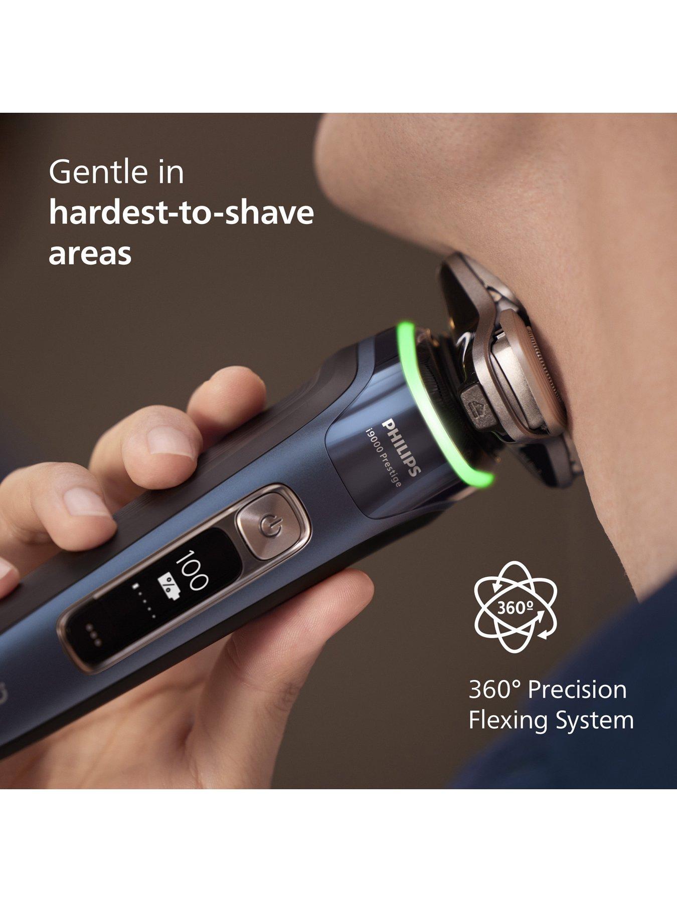  image of philips-shaver-i9000-prestige-xp920133-wet-amp-dry-electric-shaver-with-skin-iq-technology-triple-lift-amp-cut-system-360-rotating-dual-steel-precision-razor-blades