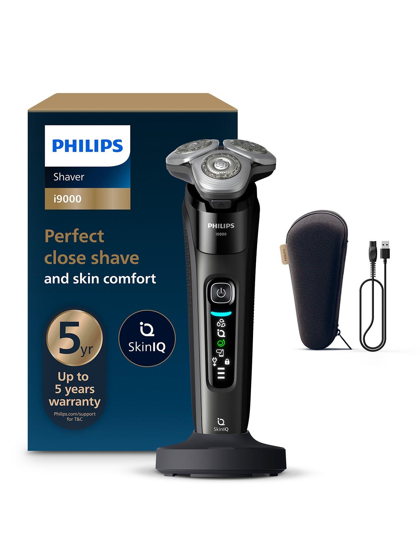 philips-shaver-i9000-x900030-wet-amp-dry-electric-shaver-with-skin-iq-technology-triple-lift-amp-cut-system-360-rotating-dual-steel-precision-razor-blades
