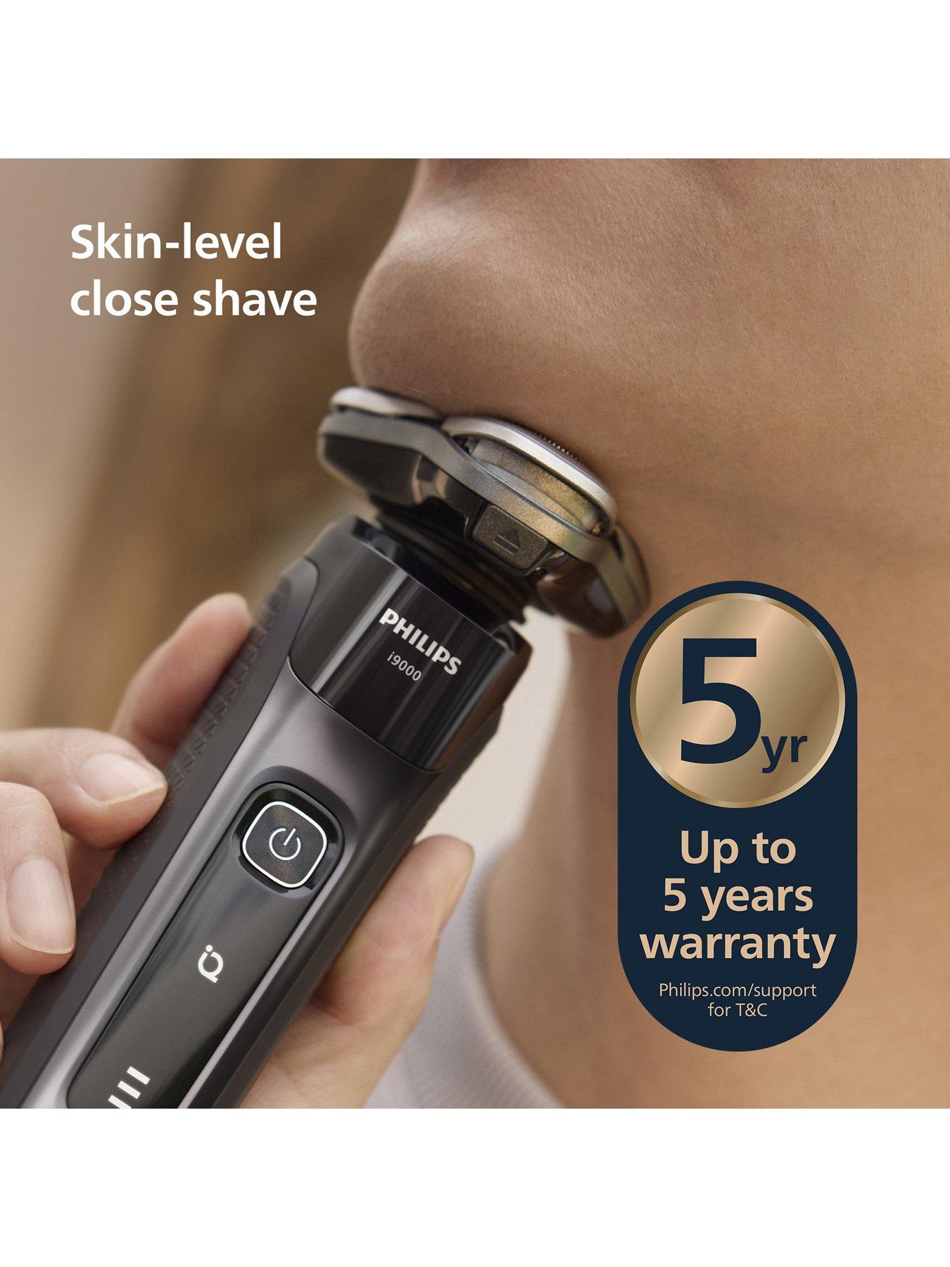 Image 2 of 7 of Philips Shaver i9000, X9000/30, Wet &amp; Dry Electric Shaver, With Skin IQ Technology, Triple Lift &amp; Cut System, 360 Rotating Dual Steel Precision razor Blades