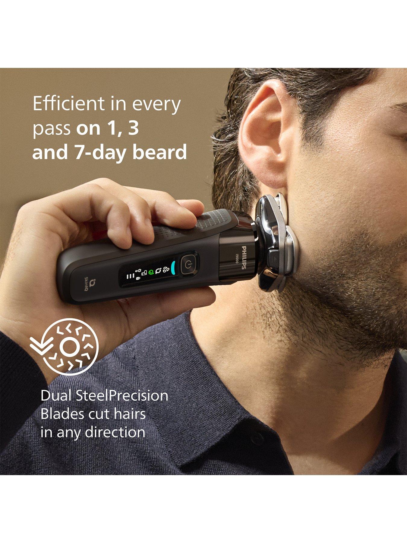 Image 5 of 7 of Philips Shaver i9000, X9000/30, Wet &amp; Dry Electric Shaver, With Skin IQ Technology, Triple Lift &amp; Cut System, 360 Rotating Dual Steel Precision razor Blades