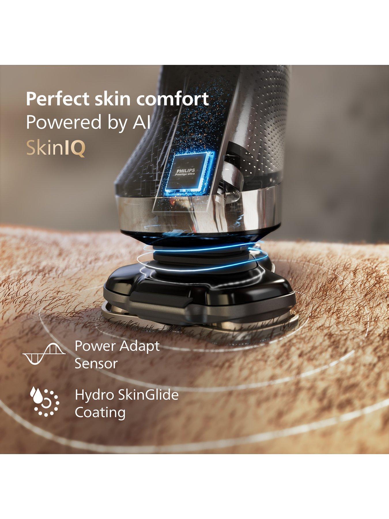 Image 6 of 7 of Philips Shaver i9000, X9000/30, Wet &amp; Dry Electric Shaver, With Skin IQ Technology, Triple Lift &amp; Cut System, 360 Rotating Dual Steel Precision razor Blades