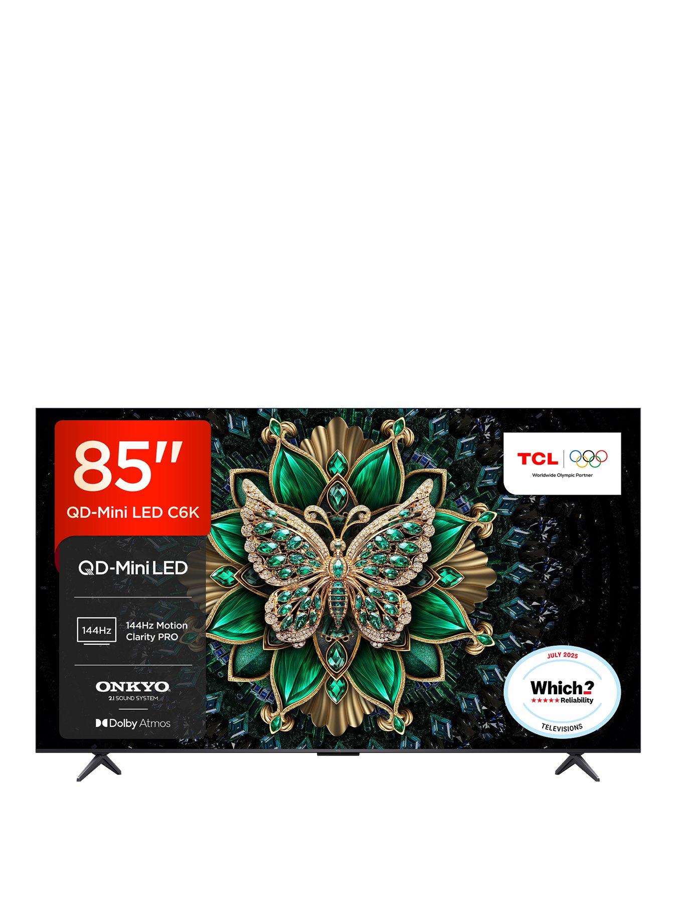 Image 1 of 7 of TCL 85C6K 85" QD MiniLED 4K HDR Google Smart TV - 85C6K-UK