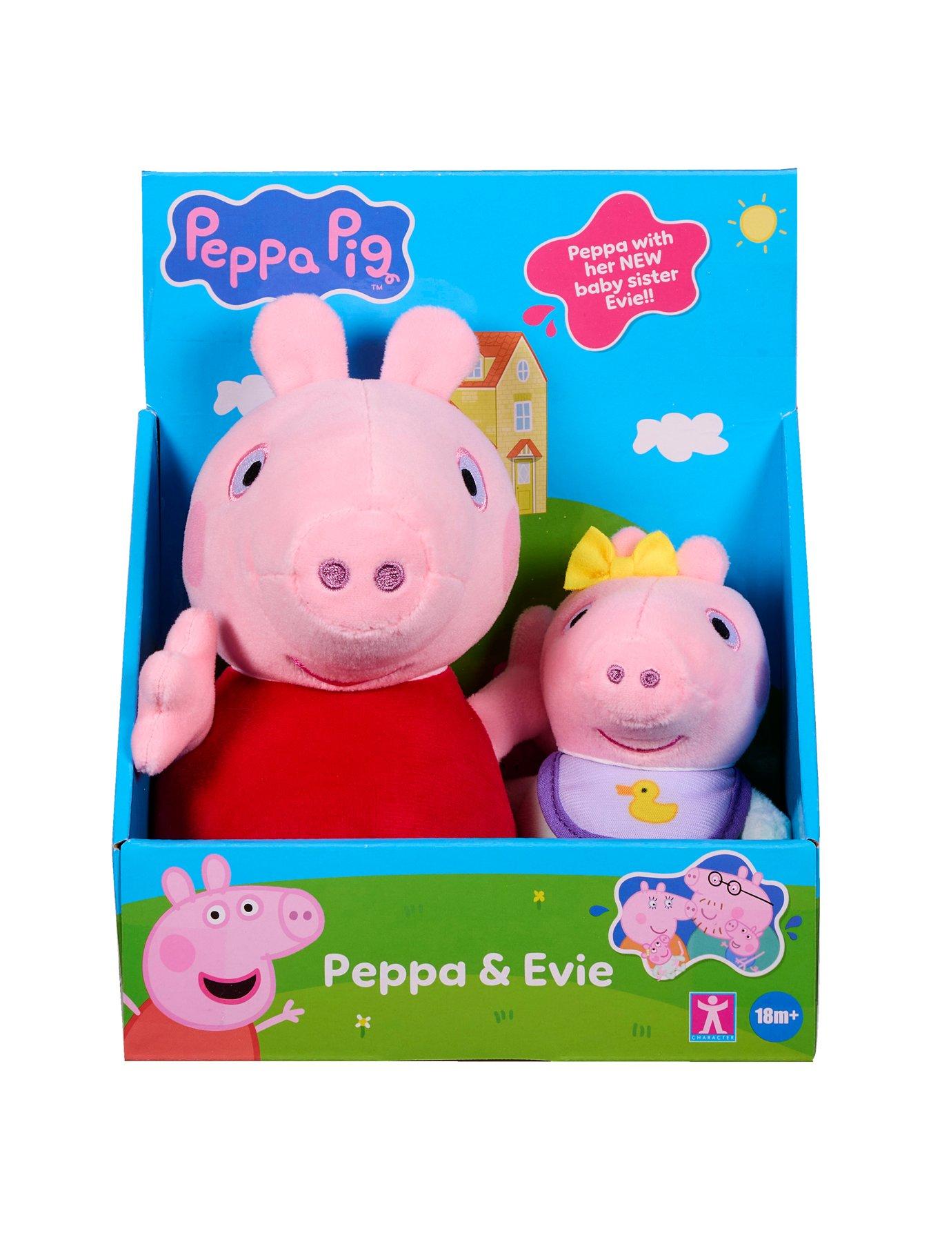 Image 2 of 5 of Peppa Pig Peppa and Evie Plush Toy