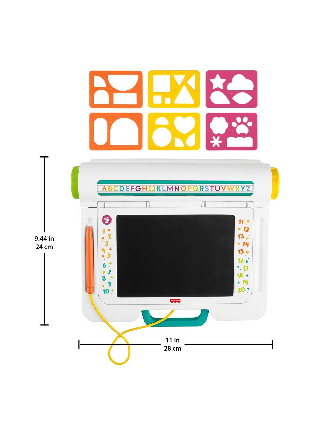 Fisher-Price Learn & Doodle Desk Drawing Tablet with LCD Screen for ...