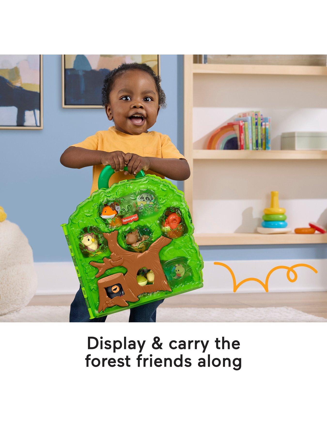  image of fisher-price-little-people-little-people-forest-friends-carry-case-toddler-playset-with-figures-9-pieces