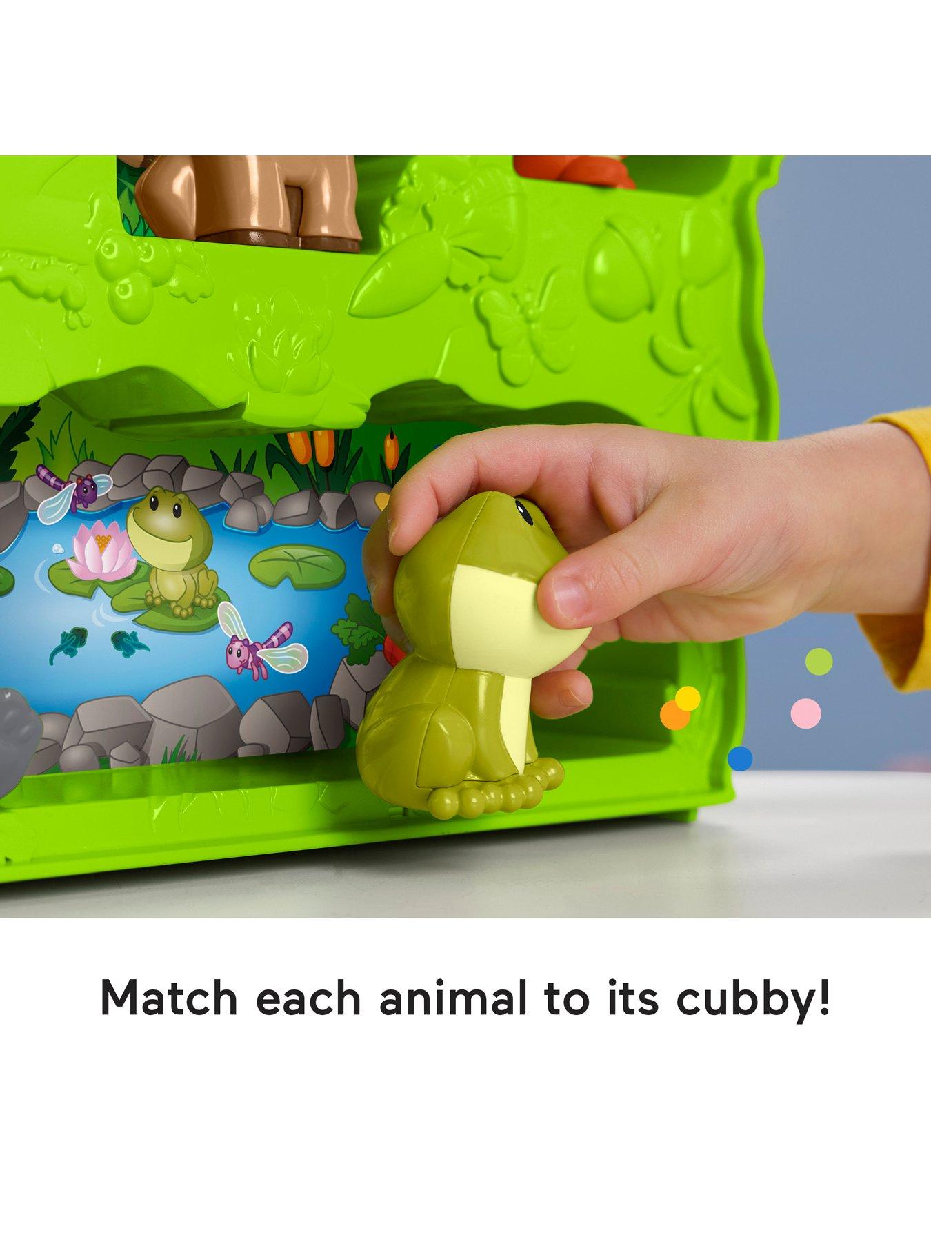 Image 5 of 7 of Fisher-Price Little People Little People Forest Friends Carry Case Toddler Playset with Figures, 9 Pieces