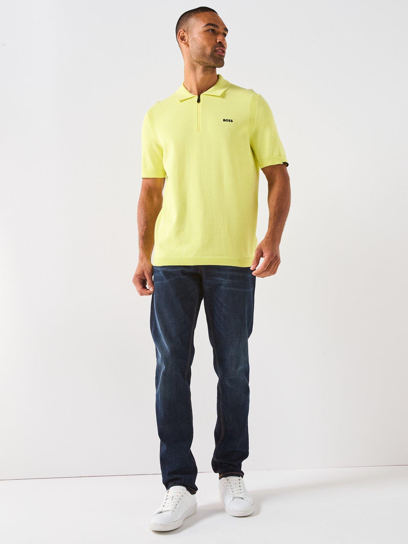 Image 3 of 6 of BOSS Ever-X Regular Fit Knitted Polo - Green