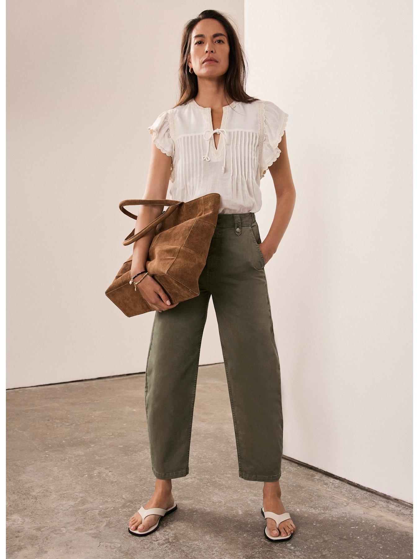  image of mint-velvet-white-cap-sleeve-blouse-cream