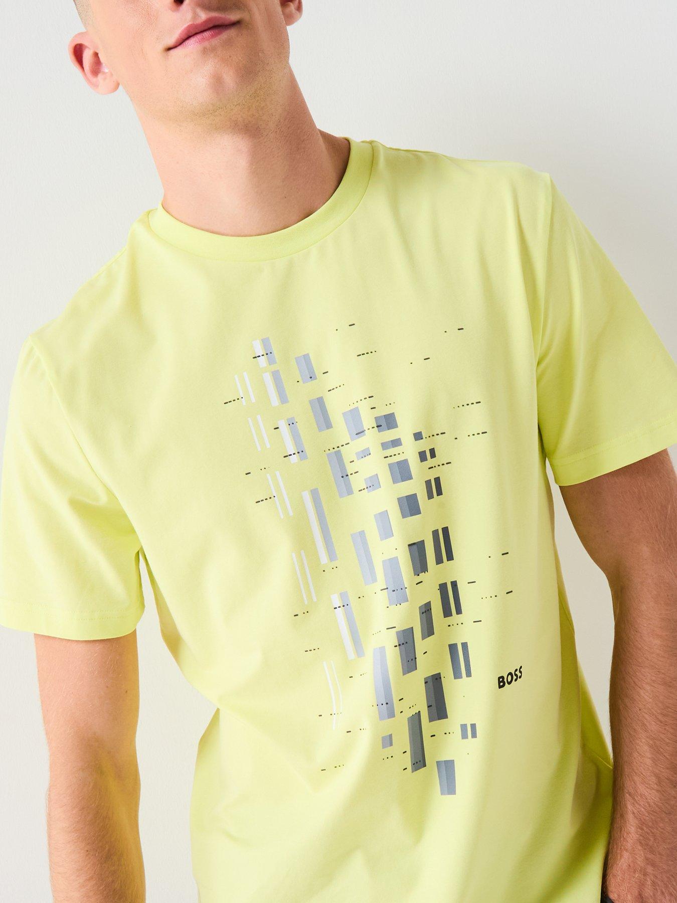  image of boss-tee-grx-zone-regular-fit-graphic-t-shirt-green