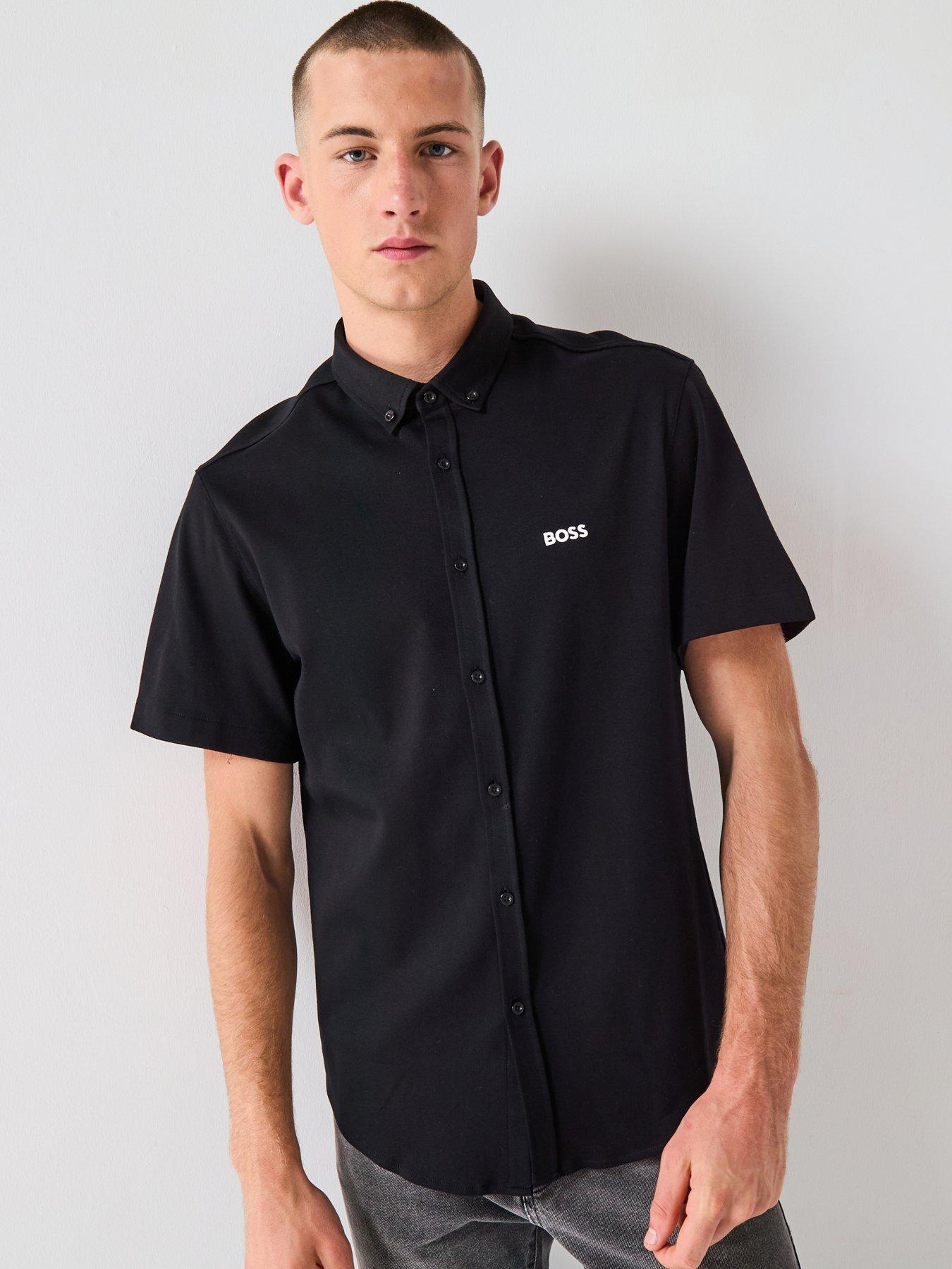 boss-motion-regular-fit-short-sleeve-shirt-black