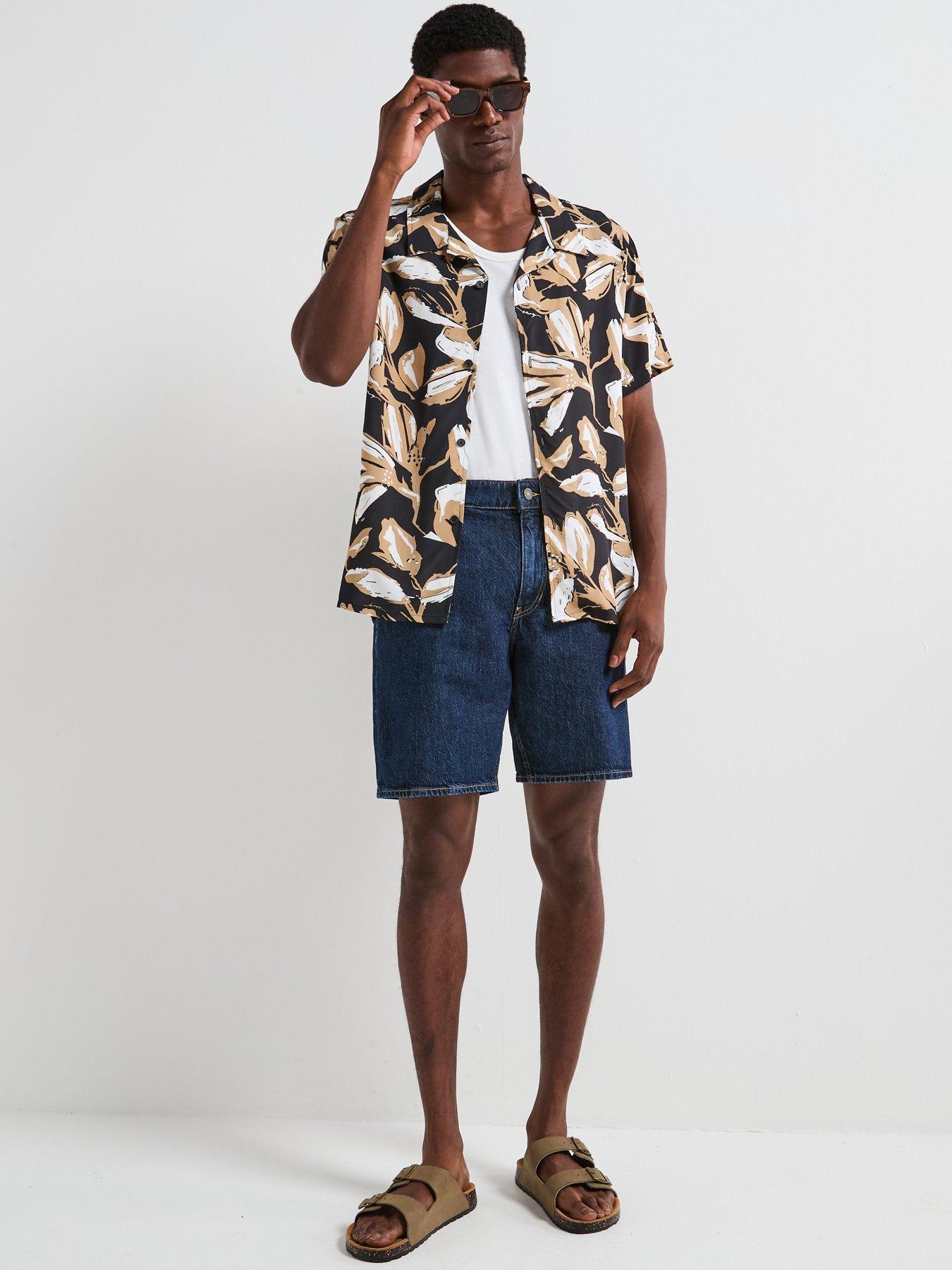 Image 3 of 6 of BOSS All Over Print Beach Shirt - Multi