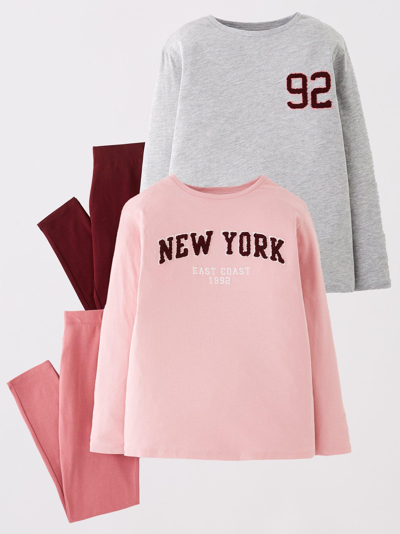 v-by-very-girls-2-pack-pyjama-set-multi