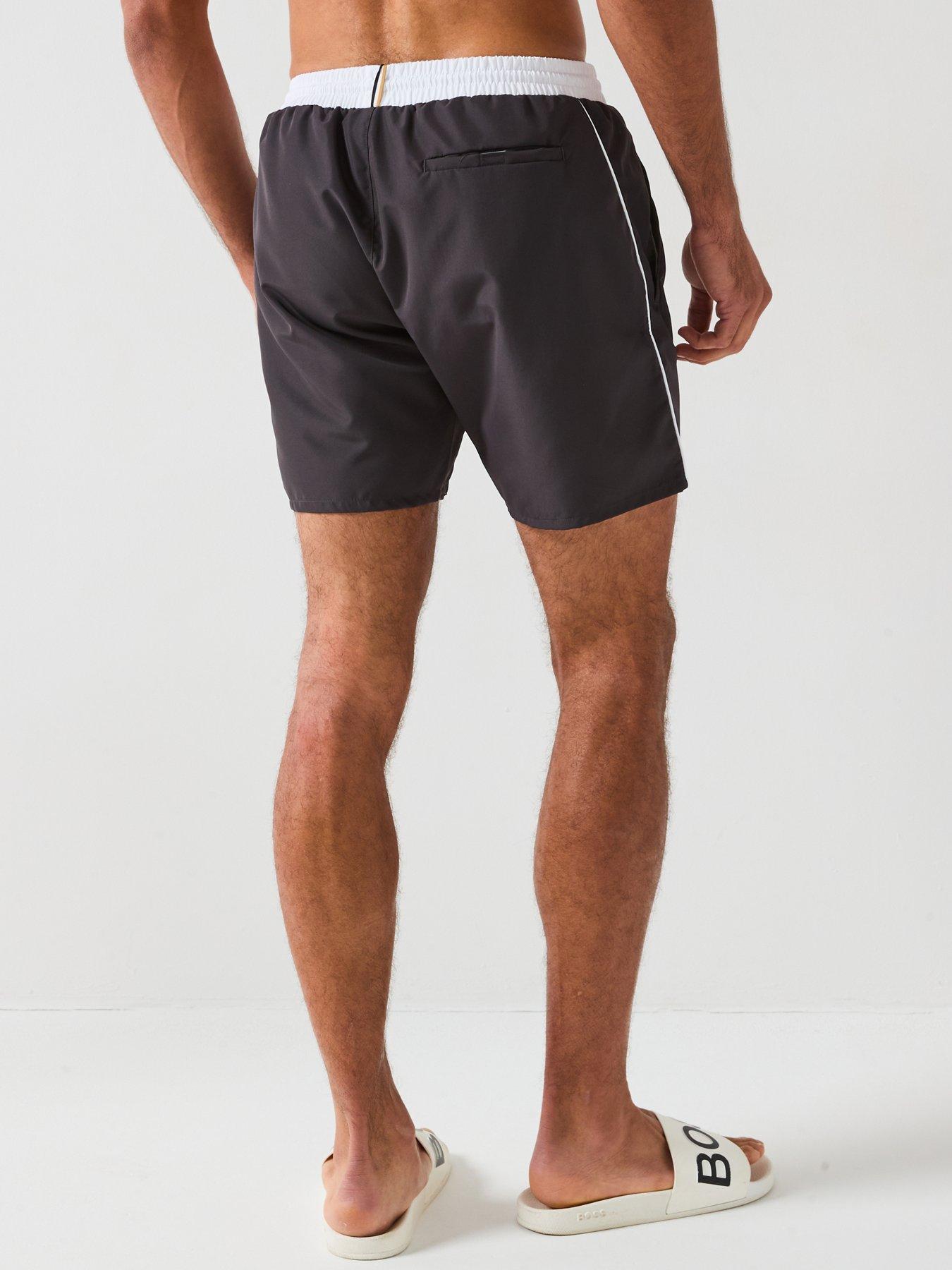 Image 2 of 6 of BOSS Starfish Swim Shorts - Grey