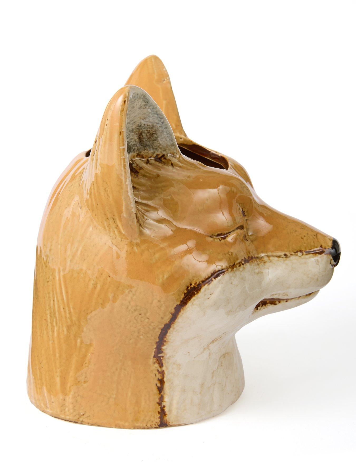 Image 3 of 6 of Heaven Sends Fox Head Planter Autumn Decoration