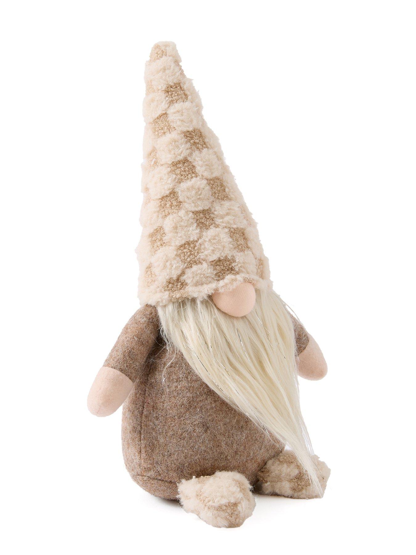 Image 3 of 6 of Heaven Sends Gonk in Fluffy Check Hat Christmas Decoration
