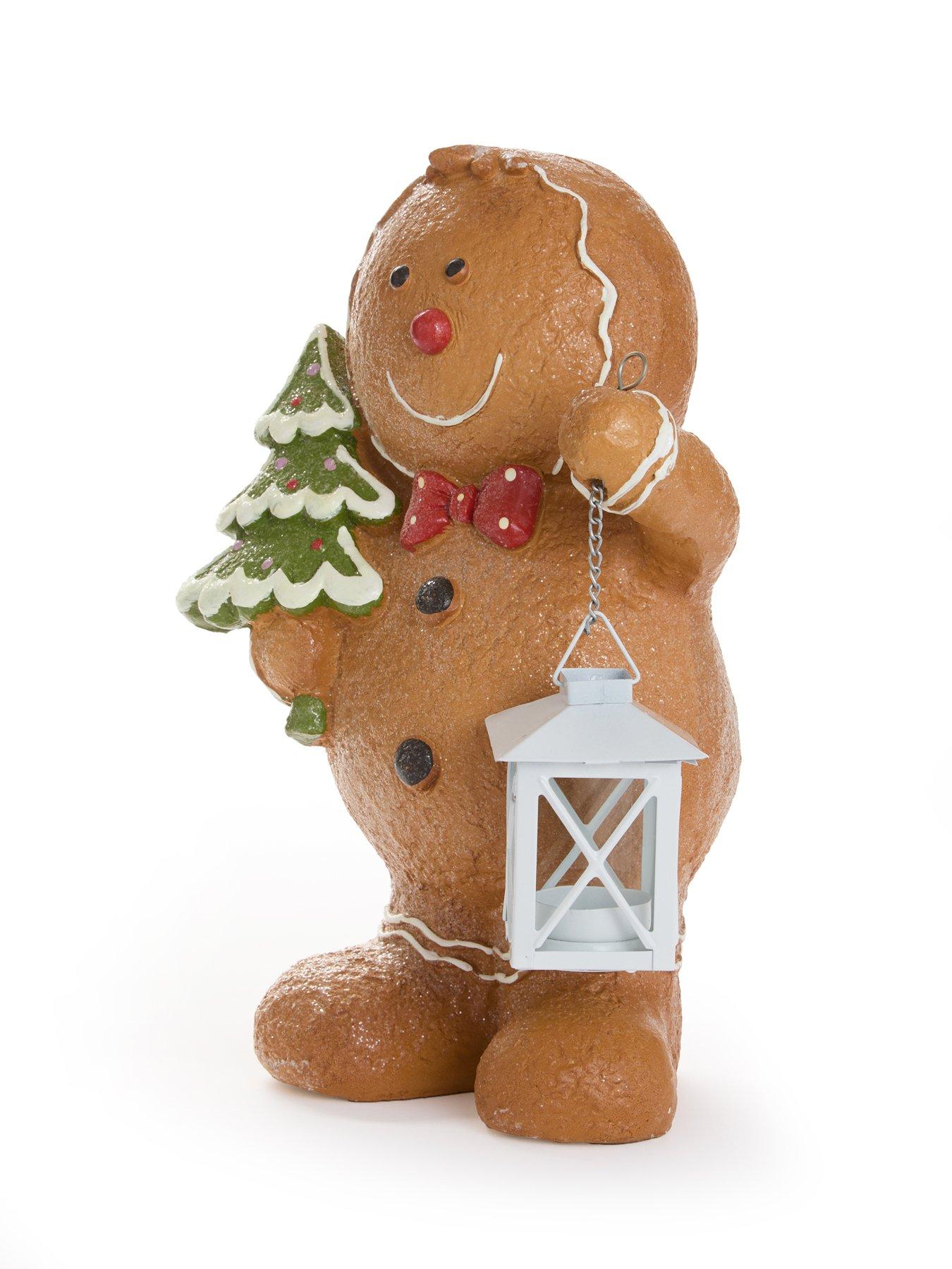 Image 3 of 7 of Heaven Sends Gingerbread Man with&nbsp;Lantern Christmas Decoration